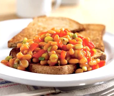 Spicy Beans on Toast