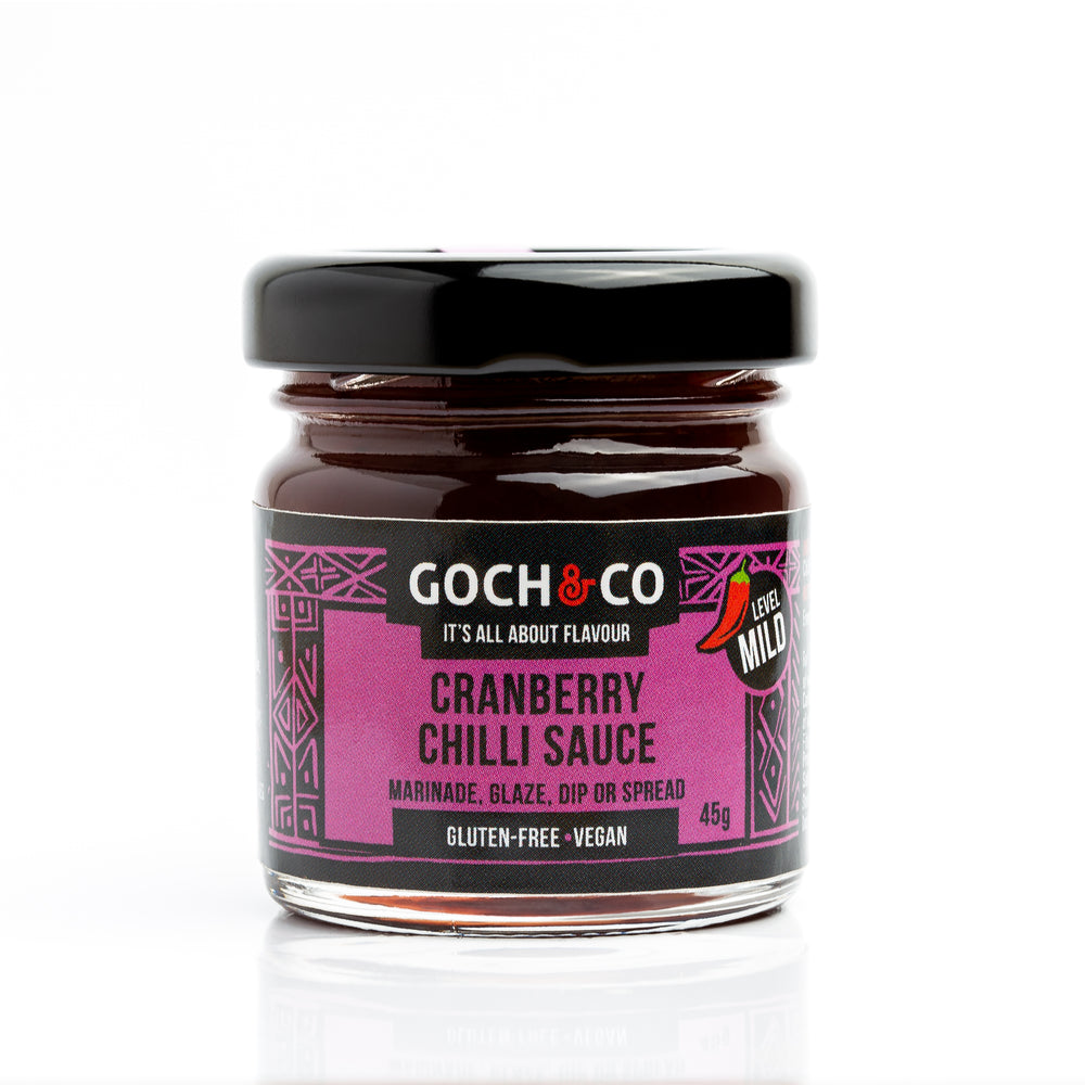 
                  
                    Craft Cranberry Chilli Sauce. A delicious accompaniment to roasts, game, poultry, pork dishes, bakes, cheesecake, and hot or cold puddings.
                  
                