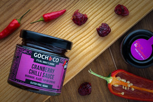 
                  
                    Premium tasty Cranberry Chilli Sauce, made with the finest ingredients. It's all about flavour!
                  
                