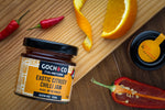 Exotic Citrusy Chilli Jam, gluten free chilli jam that is suitable for vegans.