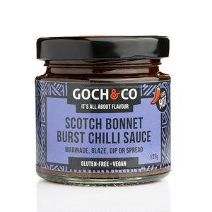 
                  
                    Scotch Bonnet Burst Chilli Sauce
                  
                