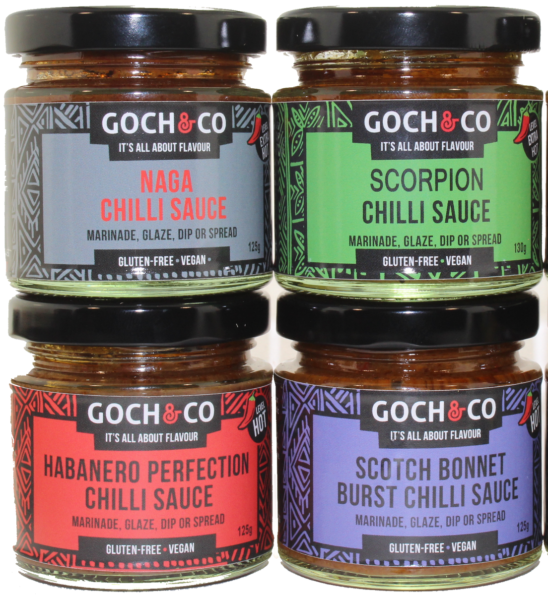 Goch Fiery Chilli Sauces Selection – Goch & Co.